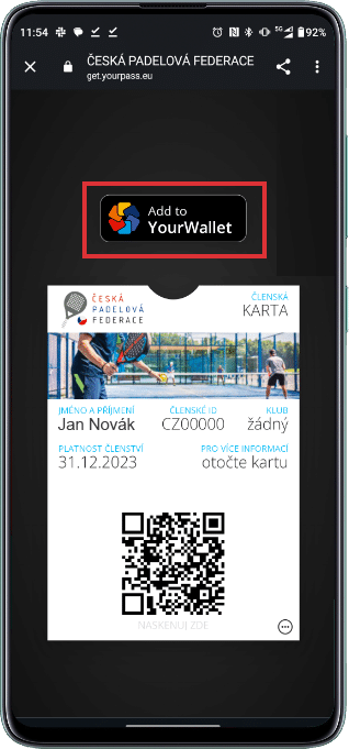 Návod na stažení Android - krok 2