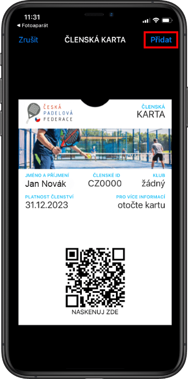 Návod na stažení iPhone - krok 2